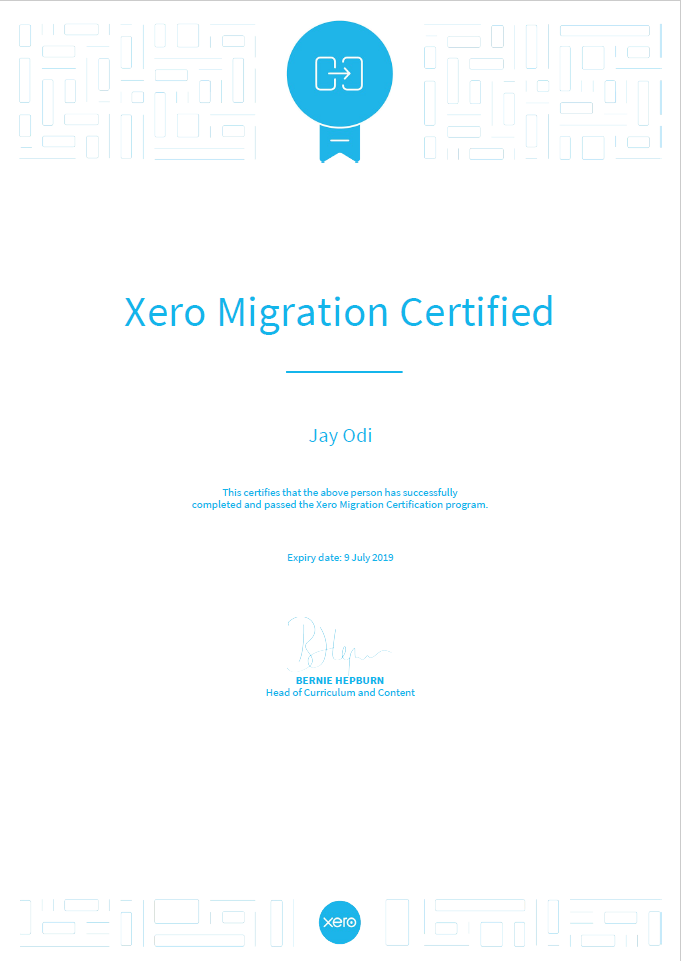 Xero Migration